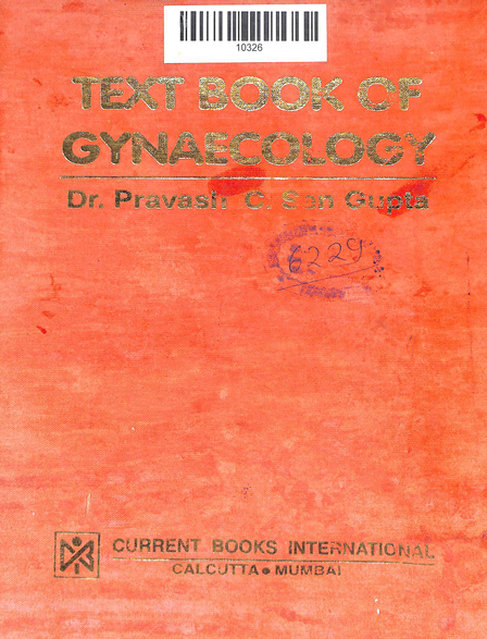 Text Book Of Gynaecology Including Contraception