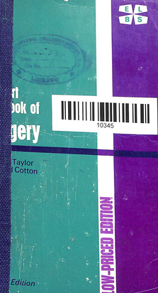A Short Textbook Of Surgery