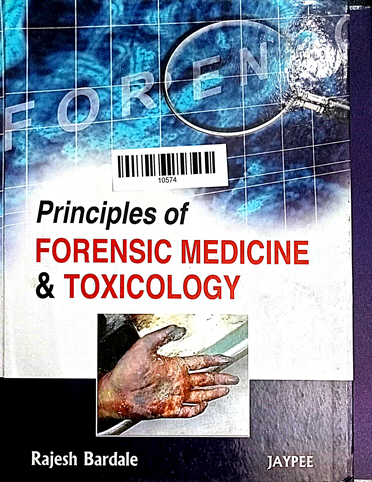 Principles Of Fornsic Medicine And Toxicology