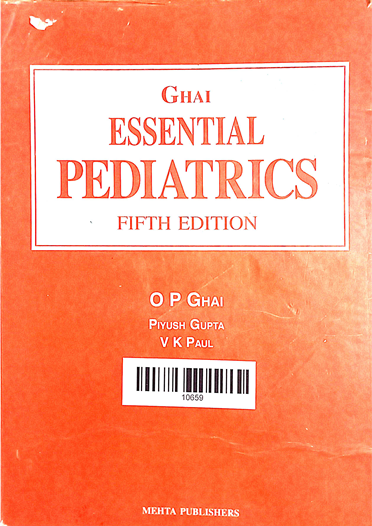 Ghai Essential Pediatrics Fifth Edition