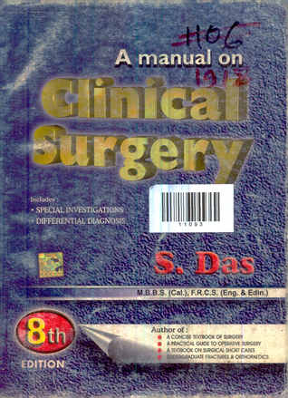A Manual on Clinical Surgery 8th Edition