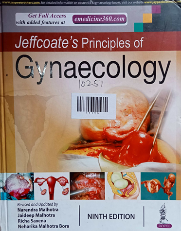 Jeffcoate's of Gynaecology  ( Ninth International Edition)