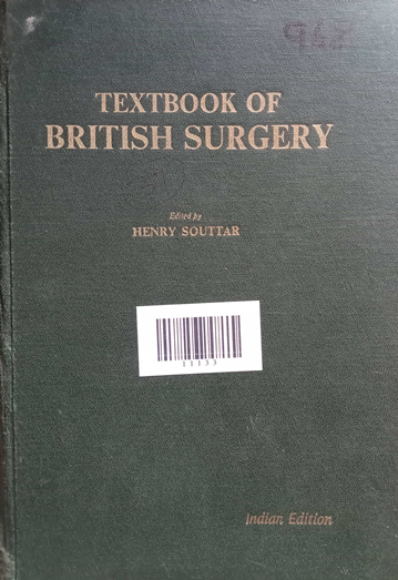 Text book of British Surgery