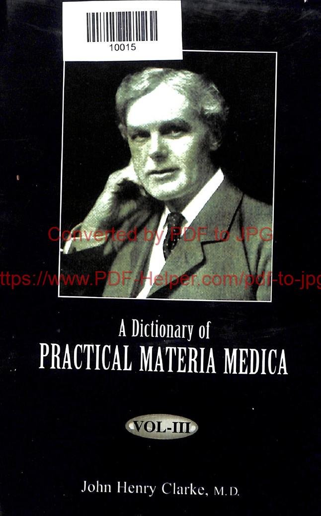 A DICTIONARY OF PRACTICAL MATERICA MEDICA VOL 3