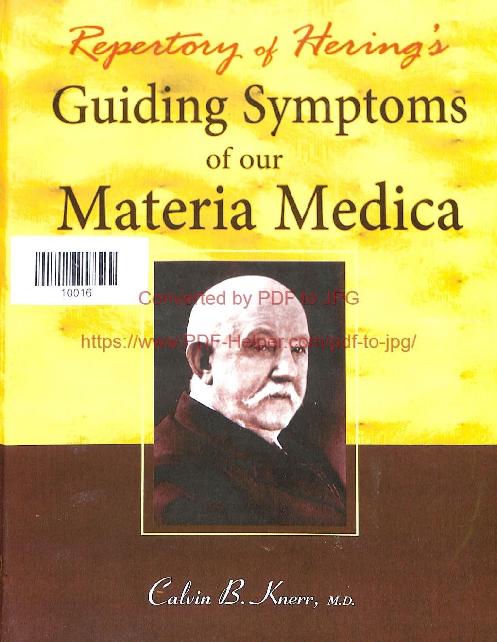 GUIDING SYMTOMS OF OUR MATERIA MEDICA