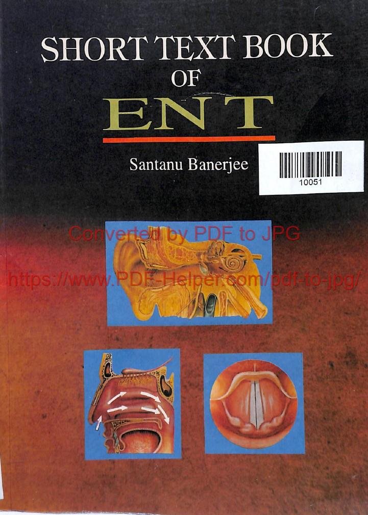 SHORT TEXT BOOK OF ENT