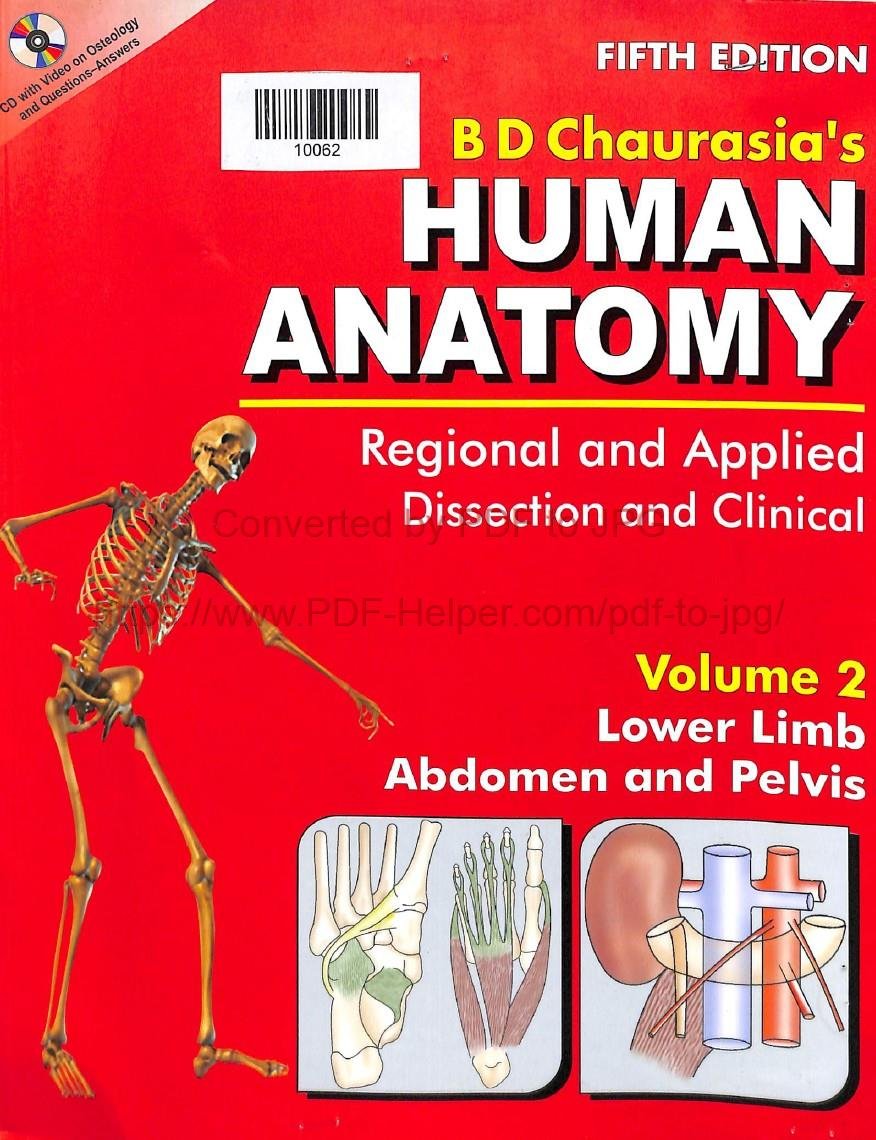 B.D. CHAURASIA,S HUMAN ANATOMY VOL 2