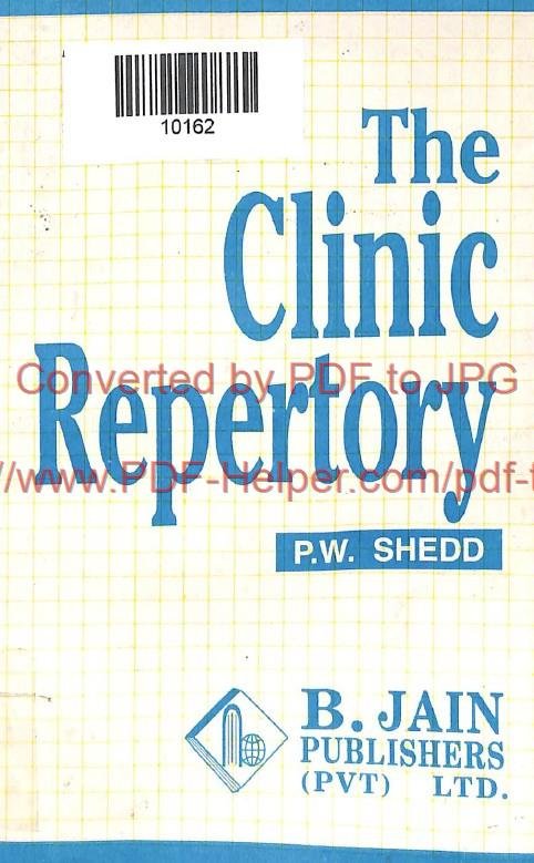 THE CLINIC REPERTORY
