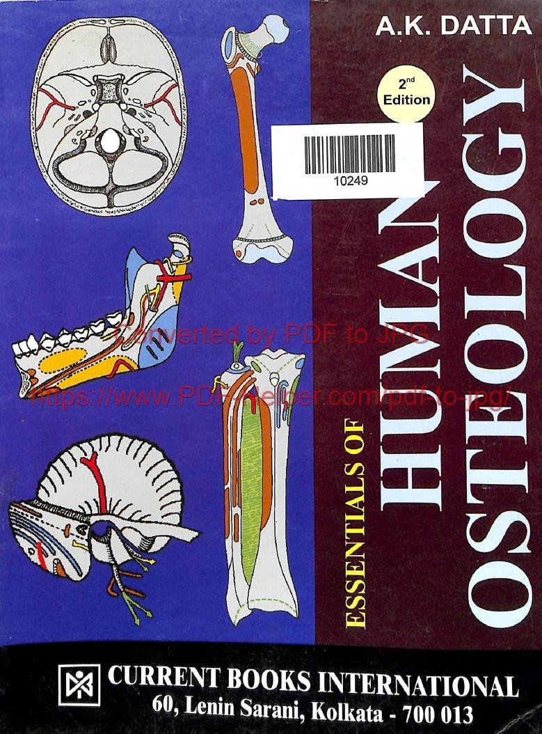 ESSENTIALS OF HUMAN OSTEOLOGY 2th EDITION