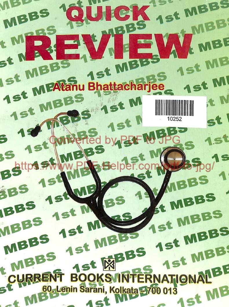 QUICK REVIEW ATANU BHATTCHARJEE