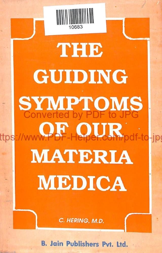 THE GUIDING SYMPTOMS OF OUR MATERIA MEDICA VOL-3