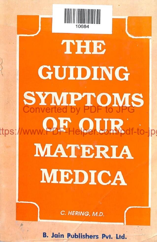 THE GUIDING SYMPTOMS OF OUR MATERLA MEDICA VOL-4