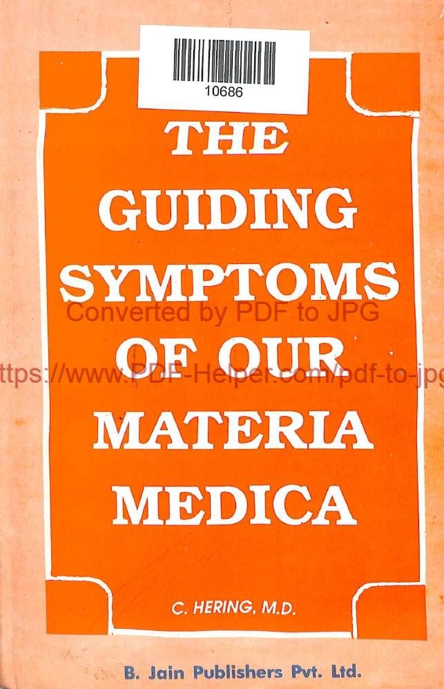 THE GUIDING SYMPTOMS OF OUR MATERIA MEDICA VOL-6
