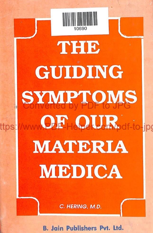 the guiding symptoms of our materla medeica 10