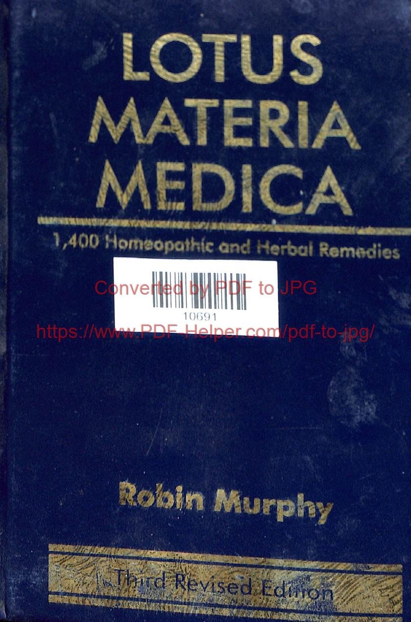 LOTUS MATERIA MEDICA