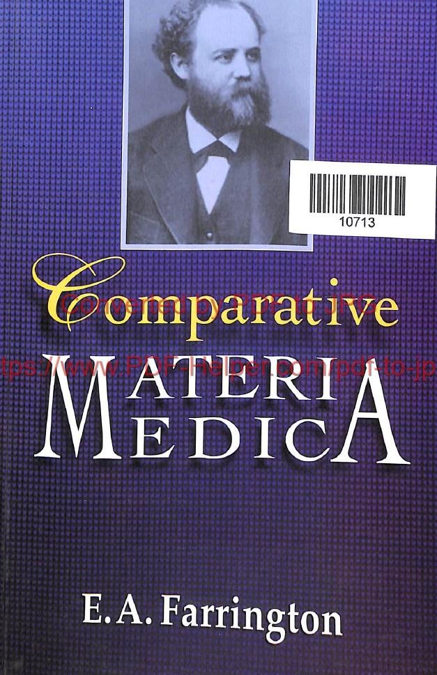 COMPARATIVE MATERIA MEDICA