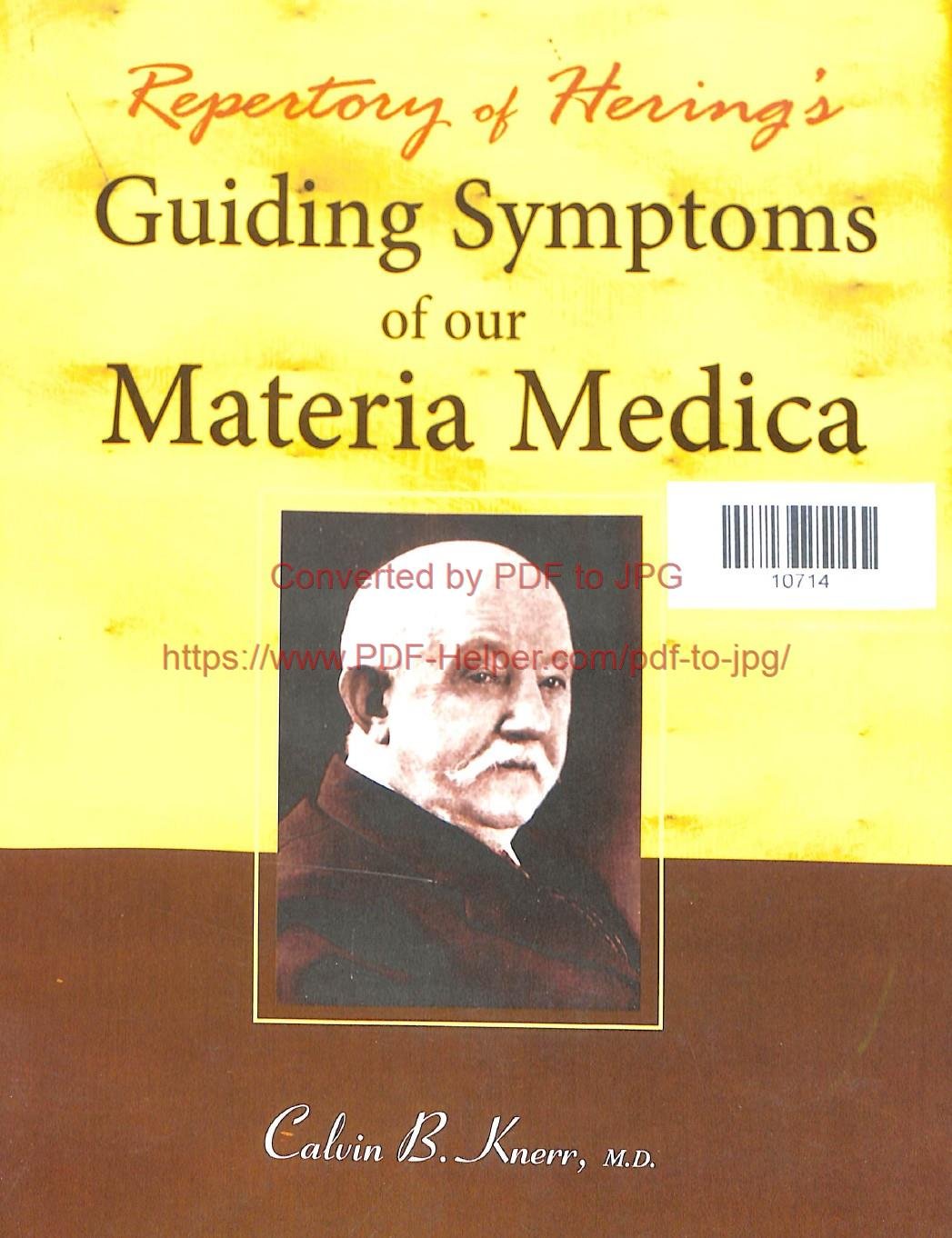 REPERTORY OF HERING,S GUIDING SYMPTOMS OF OUR MATERIA MEDICA