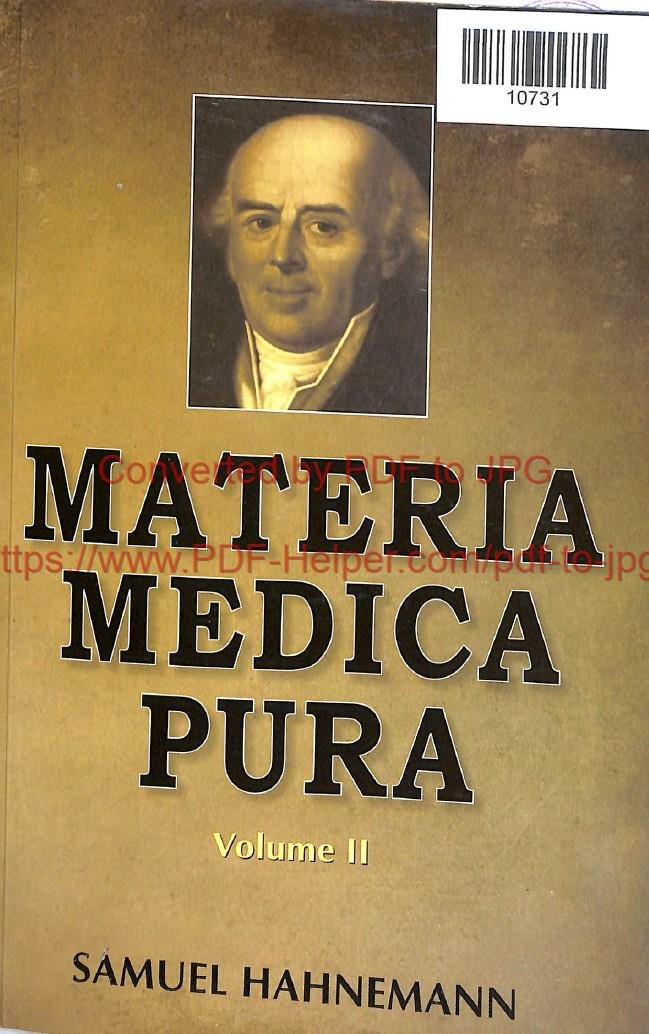 MATERIA MEDICA PURA VOLUME-2