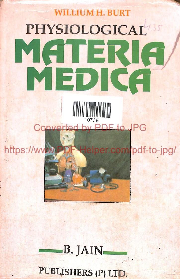 PHYSIOLOGICAL MATERIA MEDICA PART-2
