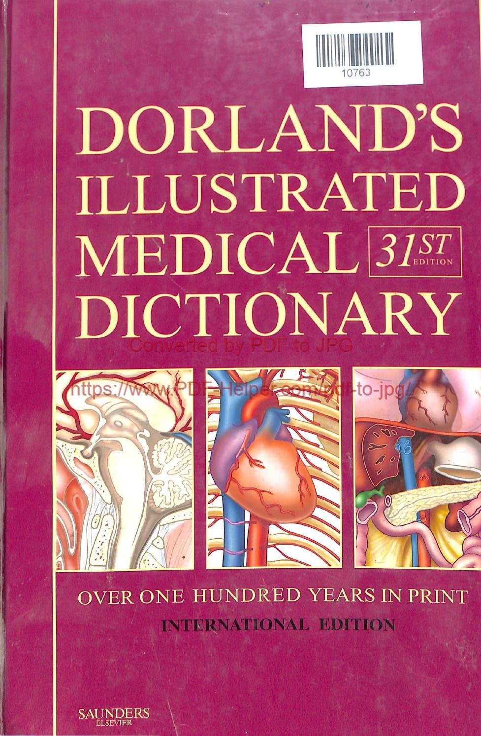 DORLAND,S ILLUSTRATED MEDICAL DICTIONARY 31th EDITION