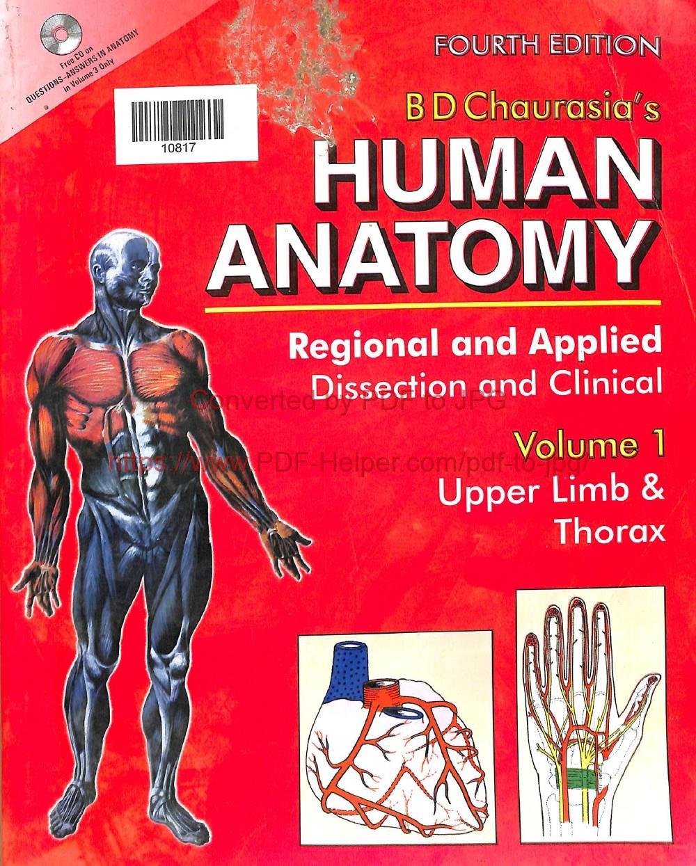 FOURTH EDITION HUMAN ANATOMY VOLUME-1  UPPER LIMB AND THORAX