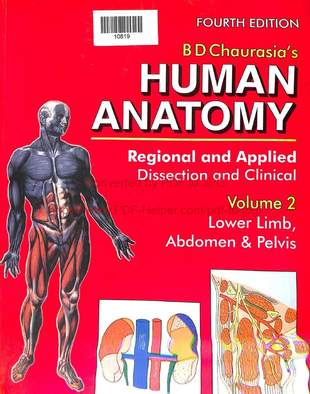 FOURTH EDITION HUMAN ANATOMY VOLUME-2  LOWE LIMB, ADBOMEN & PELVIS