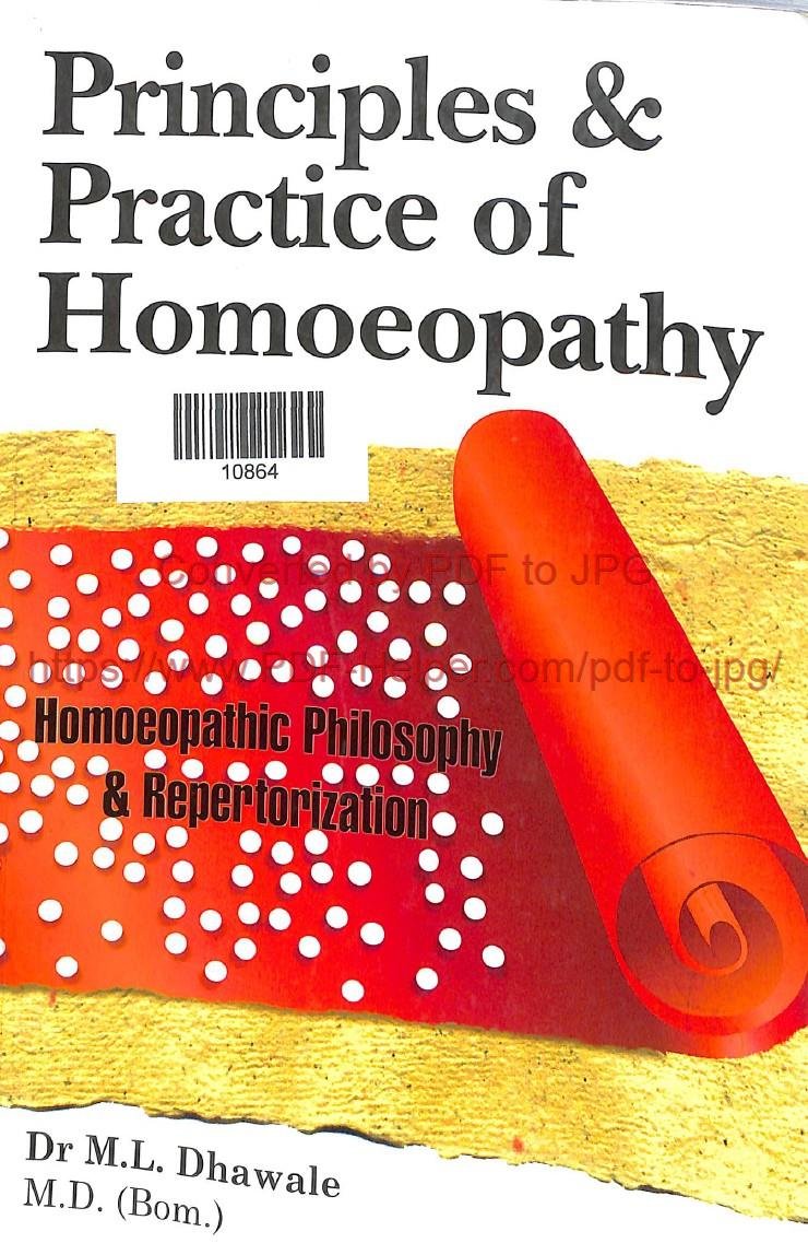 PRNCIPLES & PRACTICE OF HOMOEOPATHY