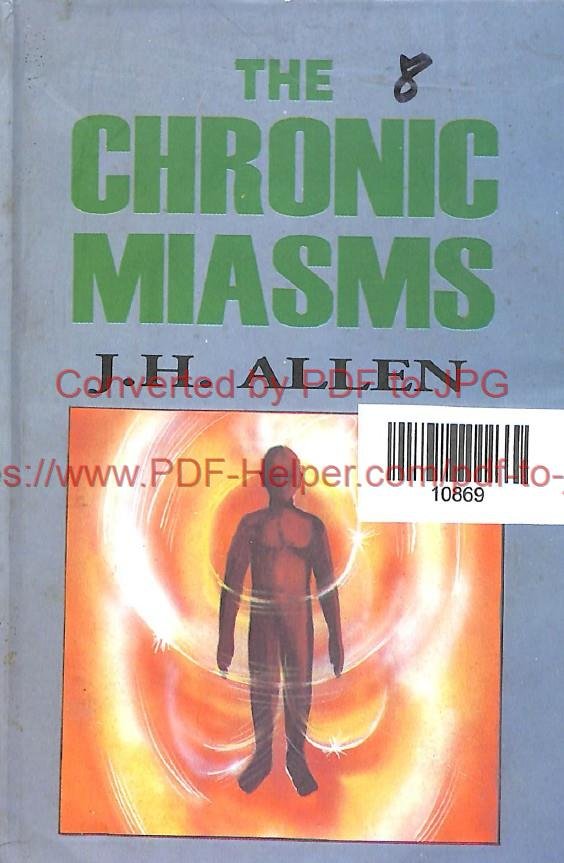 THE CHRONIC MIASMS PSORA AND PSUEDO-PSORA VOLUME-1 & 2