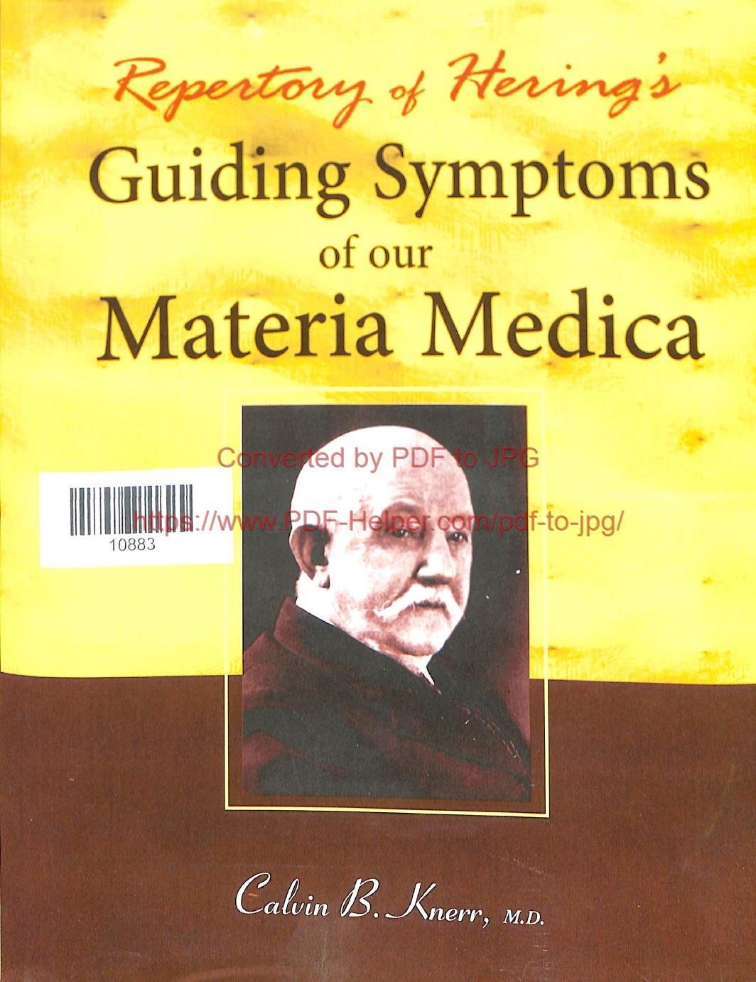 REPERTORY OF HERING,S GUIDING SYMPTOMS OF OUR MATERIA MEDICA