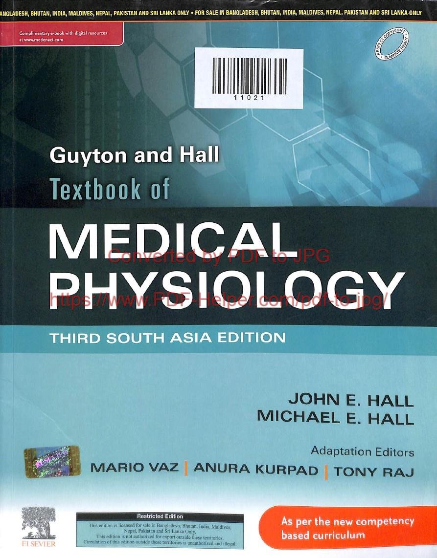 GUYTON AND HALL TEXTBOOK OF MEDICAL PHYSIOLOGY