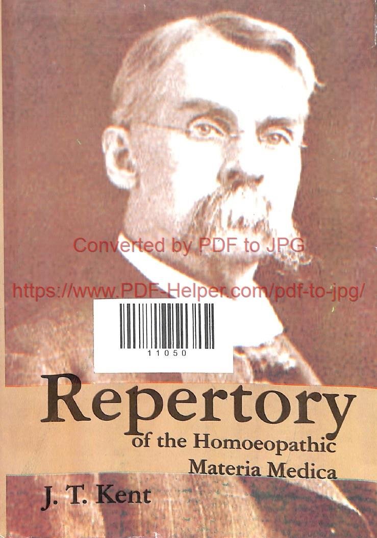 REPERTORY OF THE HOMOEOPATHIC METERIA MEDICA