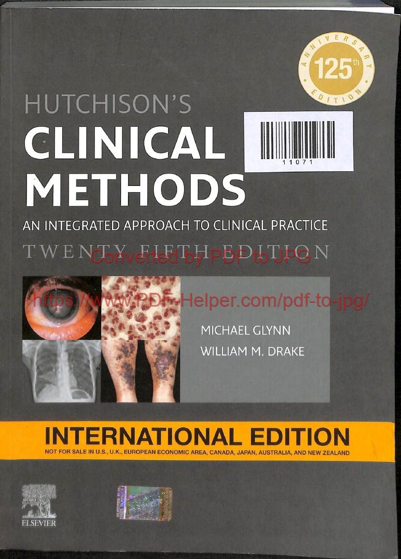 HUTCHISON'S CLINICAL METHODS