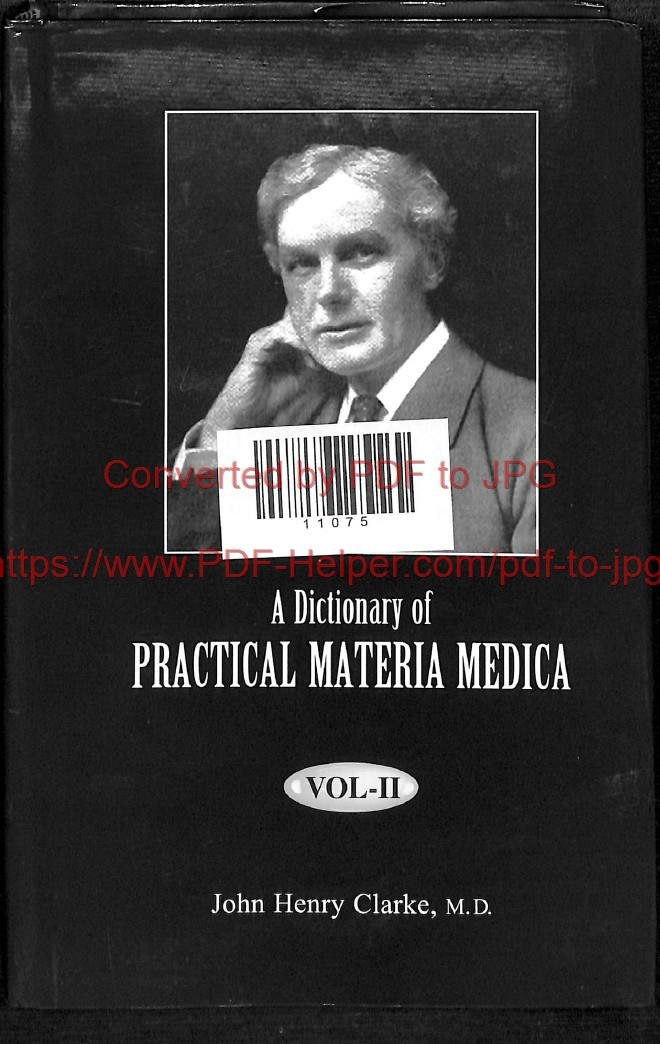 A DICTIONARY OF PRACTICAL MATERIA MEDICA VOL -2