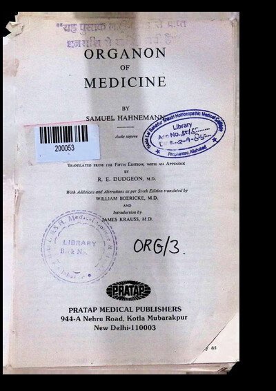 Homeopathy Book