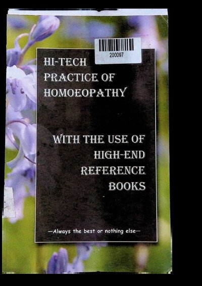 Homeopathy Book