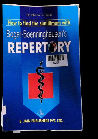 Homeopathy Book