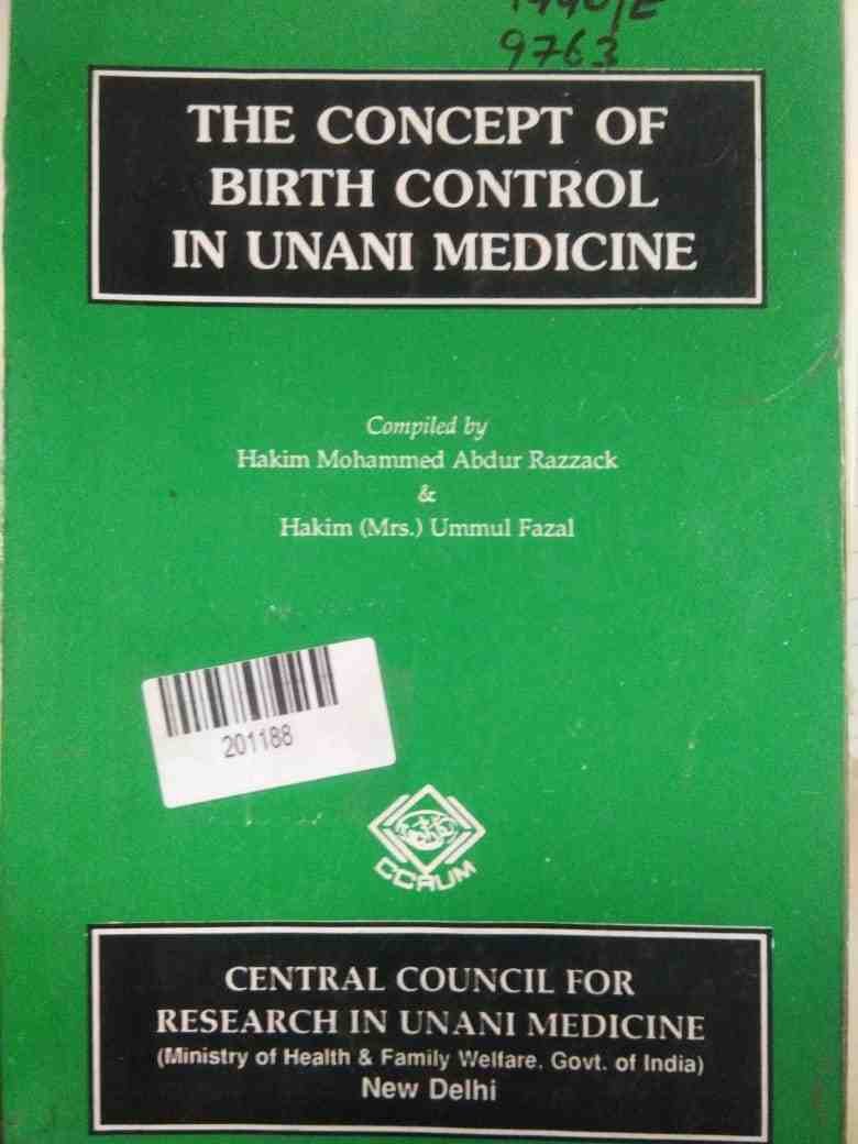 the Concept of Birth Control in Unani Medicine