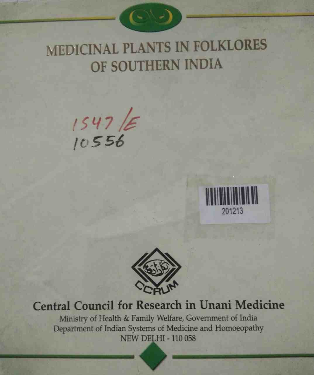Medicinal Plants in Folklores of Southern India