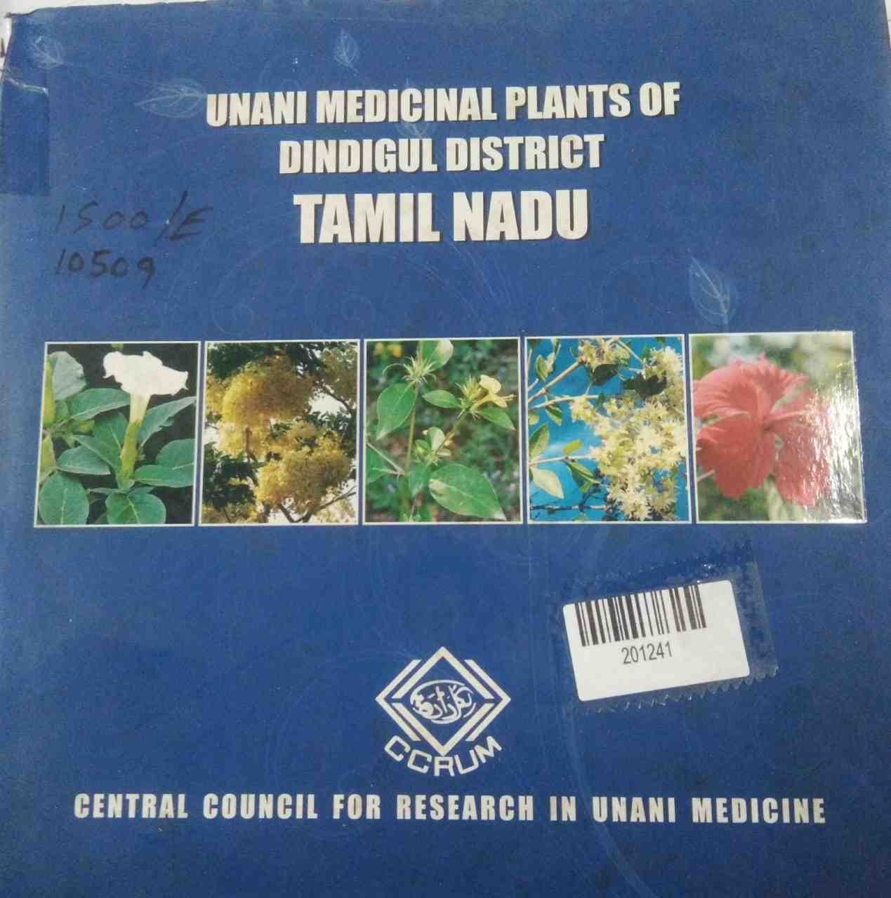 Unani Medicinal Plants of Dindigul District Tamil Nadu